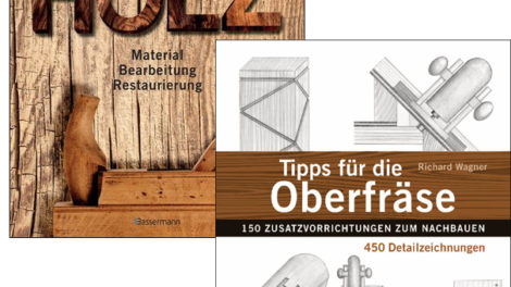 Cover "Handbuch Holz" und "Tipps für die Oberfläche" Foto: Medienservice Holzhandwerk