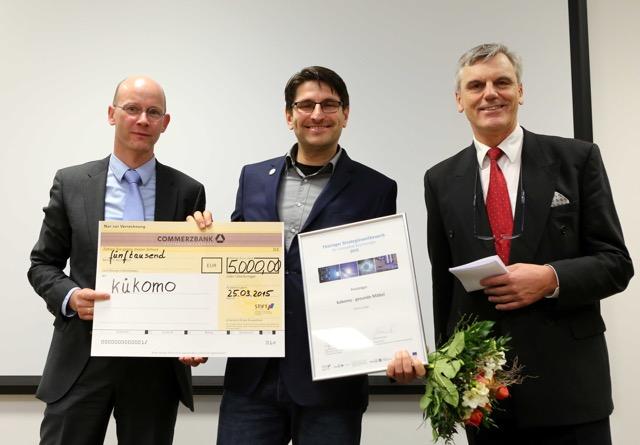Tischlerei Kükomo gewinnt Thüringer Gründerpreis