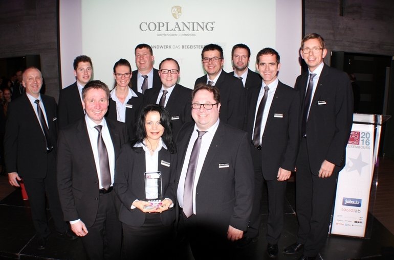 Coplaning erneut bester Arbeitgeber Luxemburgs