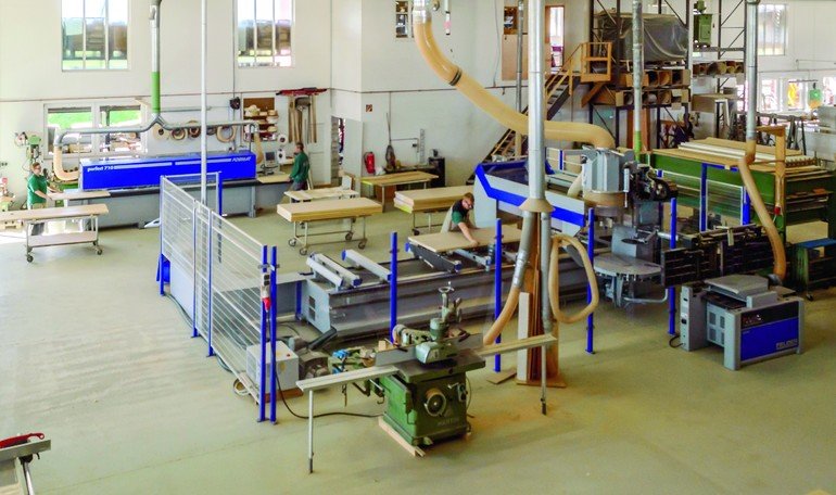 CNC-Fertigung in mittelständischer Tischlerei