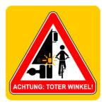 Logo »Toten Winkel« meiden