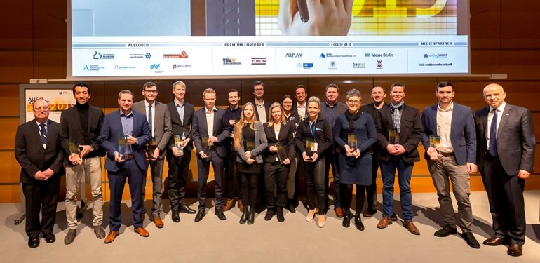 Preisträger des Bau-Wettbewerbs »Auf IT gebaut« ausgezeichnet