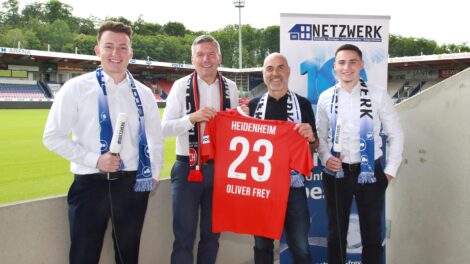 Netzwerk Frey sponsert 1 FC Heidenheim