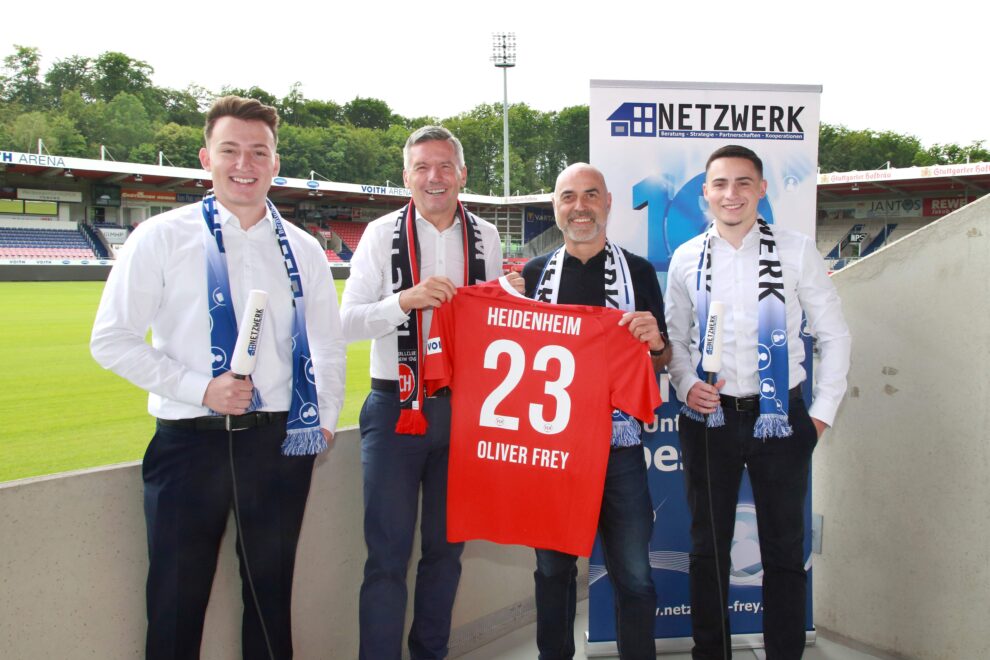 Netzwerk Frey sponsert 1 FC Heidenheim