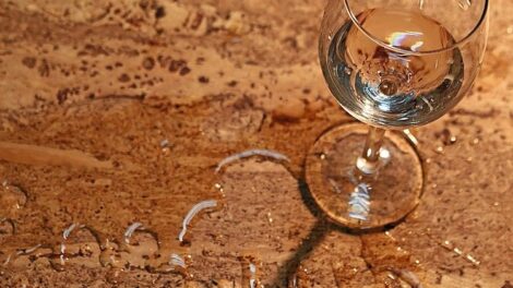 glass_tableware__cork_background_water_on_the_floor